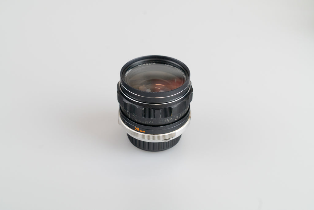 Pakke med 9 Minolta MD/MC objektiver