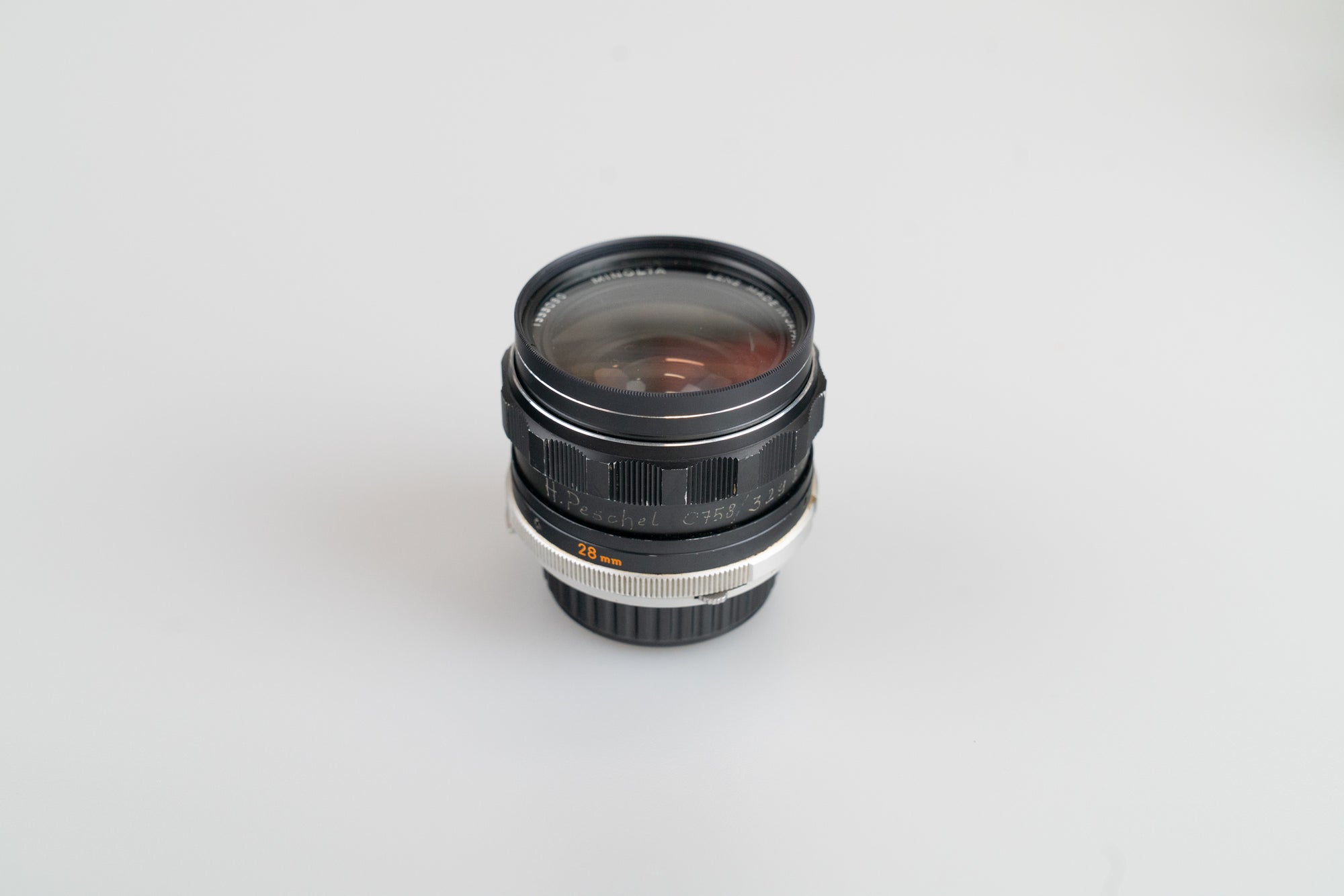 Pakke med 9 Minolta MD/MC objektiver
