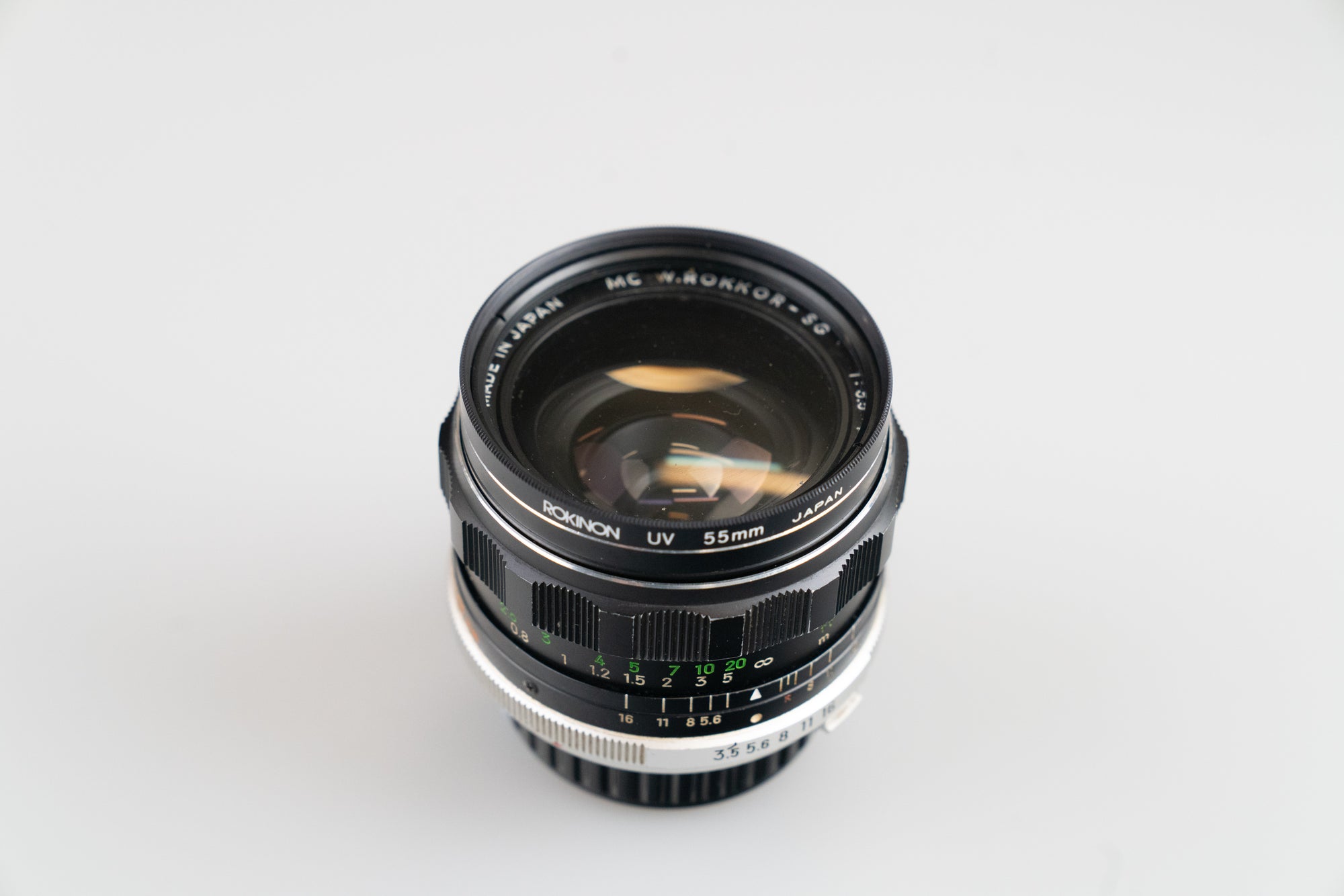 Pakke med 9 Minolta MD/MC objektiver