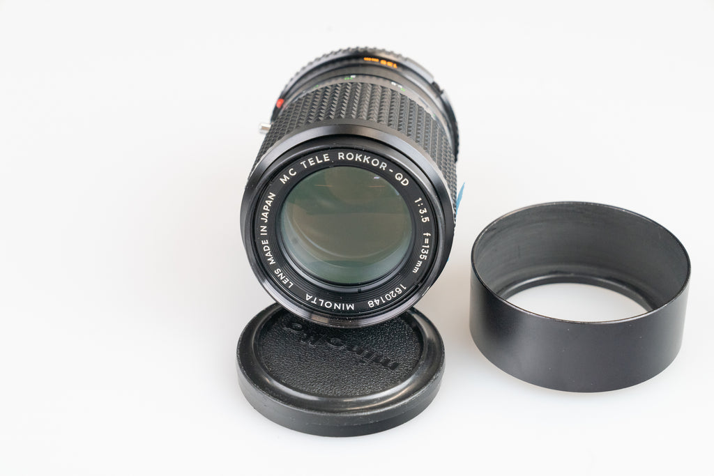 Pakke med 9 Minolta MD/MC objektiver