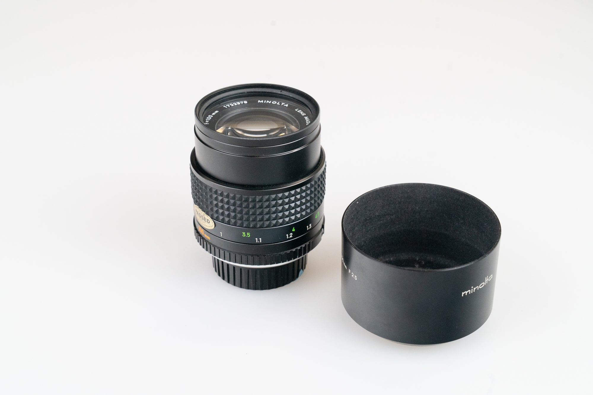 Pakke med 9 Minolta MD/MC objektiver